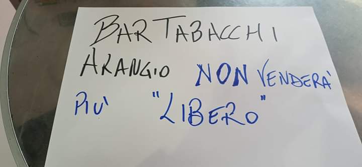  Risposta a Feltri anche da Pachino: "Quest'edicola non venderà più Libero"