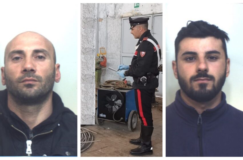  Ladri in un cantiere navale: i carabinieri li arrestano e sanzionano