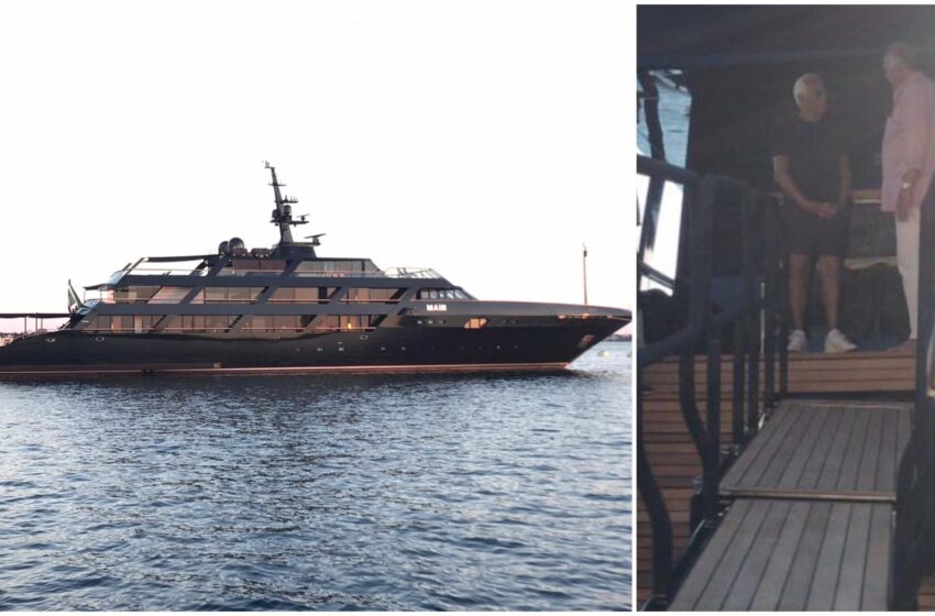  Ospiti vip, il re della moda Giorgio Armani a Siracusa con il lussuoso yacht Maìn