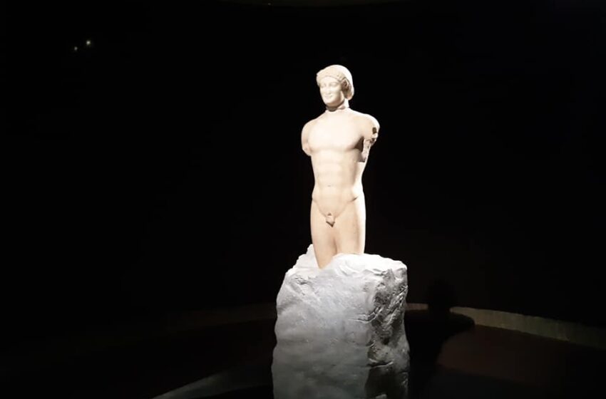  Siracusa. Arte e storia: il kouros ritrovato al museo Paolo Orsi. "Omaggio alla bellezza"
