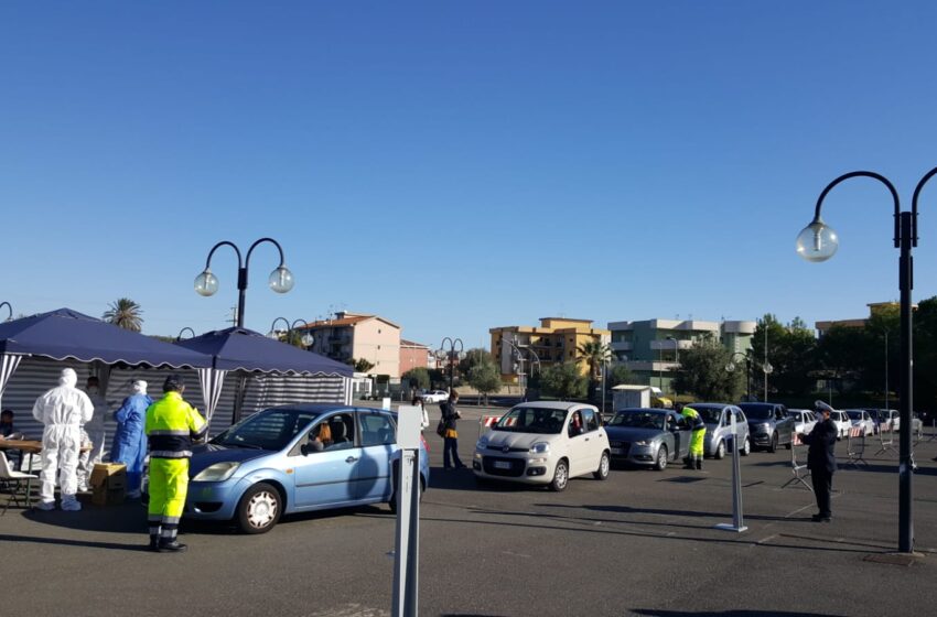  Drive in dei tamponi a Noto e Carlentini: 949 test eseguiti, 2 positivi