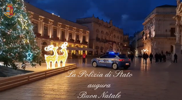  In un VIDEO gli auguri di Natale della Polizia ai cittadini della provincia di Siracusa