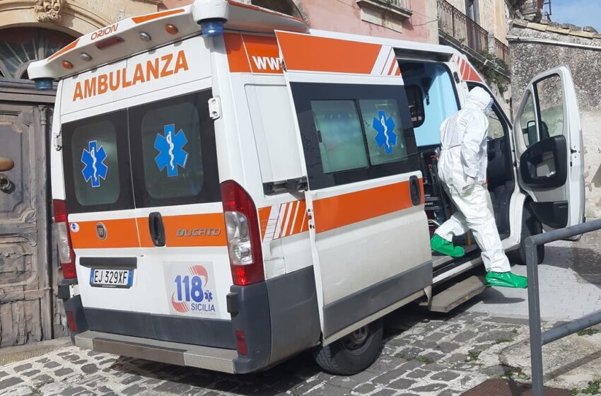  Il covid mette ko il 118 di Palazzolo, anche Canicattini e Buscemi senza ambulanza