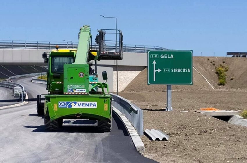  Dieci nuovi chilometri per la Siracusa-Gela, ancora un annuncio: "aperti entro l'estate"