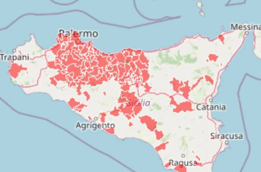  Zone rosse in Sicilia, una mappa interattiva per conoscere la situazione attuale
