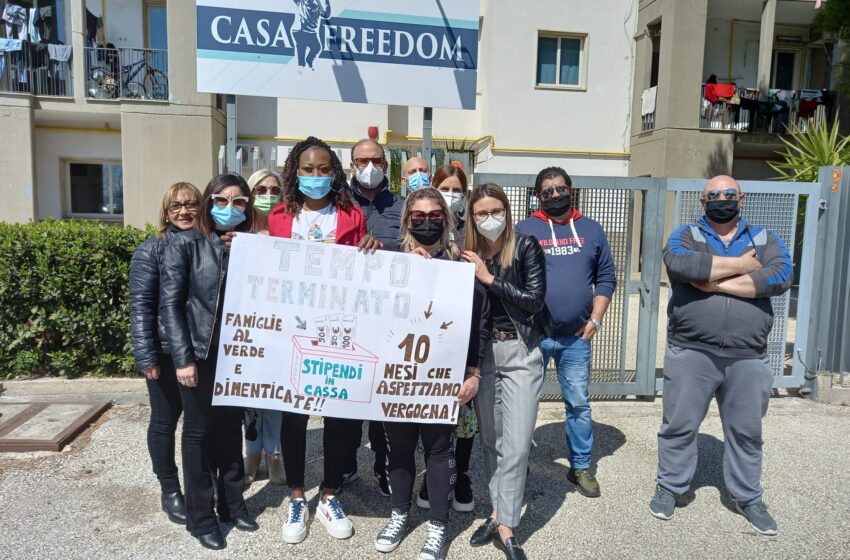  Da 11 mesi senza stipendio, incrociano le braccia i lavoratori di Casa Freedom a Priolo