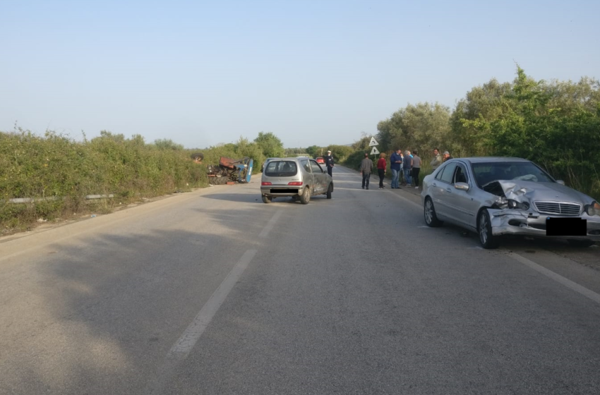  Incidente sulla Maremonti, carambola tra due auto e un trattore: un ferito