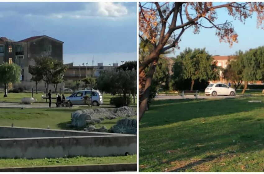  Siracusa. Passeggiata al parco si, ma in auto: succede al Robinson di Bosco Minniti