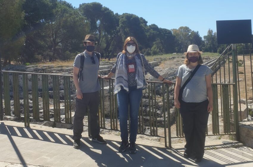  Siracusa. I turisti tornano al Parco Archeologico tra emozione e voglia di ripartire