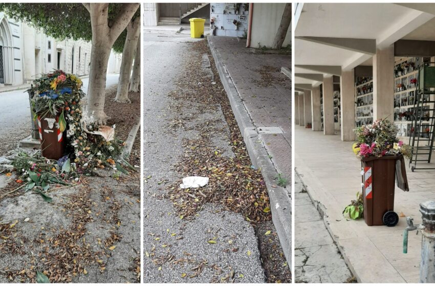  Settimana "nera" per la pulizia al cimitero di Siracusa, servizi in attesa di affidamento