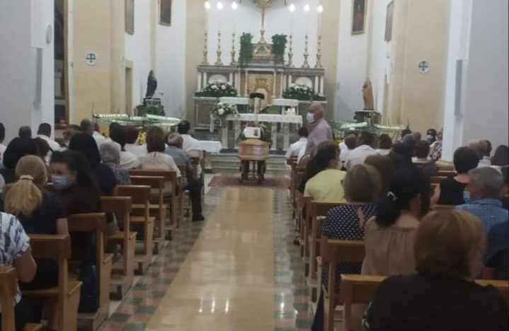  Avola, il giorno del dolore: celebrati i funerali di Sebastiano Presti. Lunedì scorso la tragedia