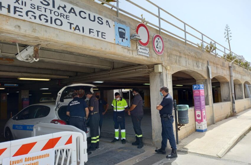  Siracusa. Riapre il Parcheggio Talete, adeguato l’impianto antincendio