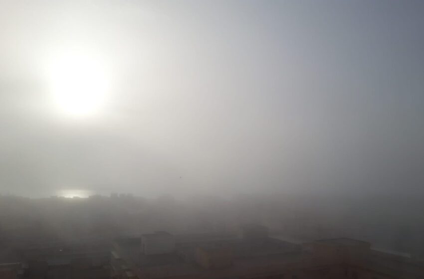  Siracusa, che risveglio! E' tornata la “Lupa”, la nebbia che dal mare inghiotte la città