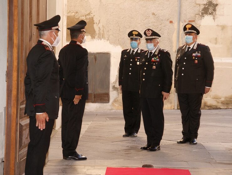  Visita del generale Castello: il comandante della Legione Carabinieri Sicilia a Siracusa