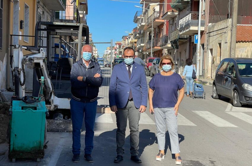  Riqualificazione viaria a Villasmundo, avviati i lavori di via Campidoglio e Vittorio Emanuele
