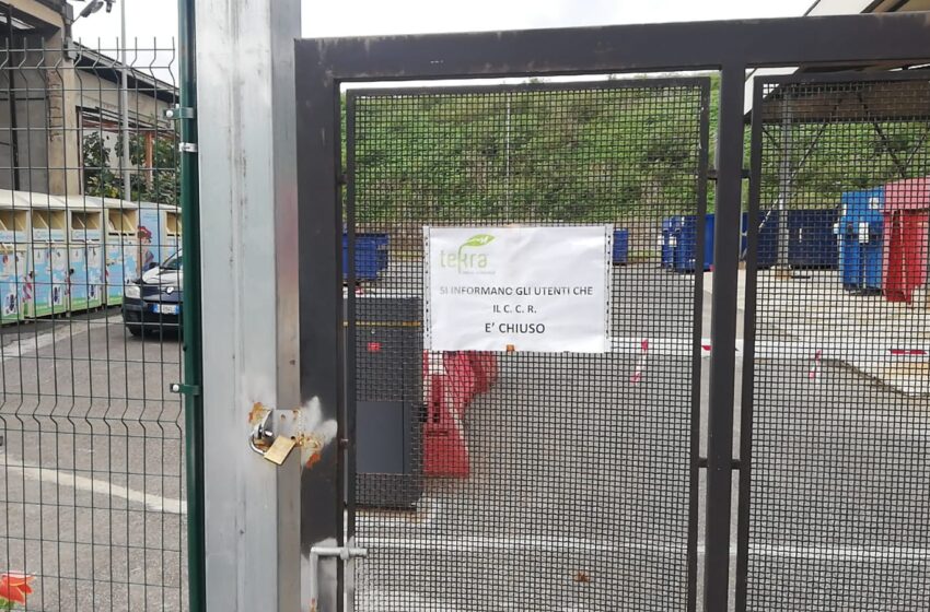 Siracusa. Chiuso il centro di raccolta Arenaura, problema serio e tempi incerti per riapertura