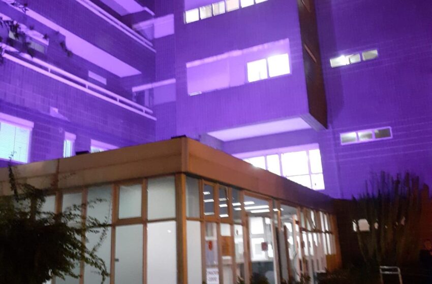  L’ospedale di Siracusa si colora di viola per la settimana del Prematuro