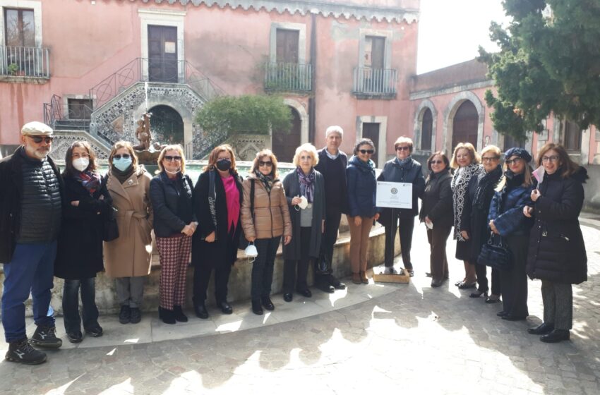 Restaurato il gruppo scultoreo della fontana Landolina con intervento Inner Wheel