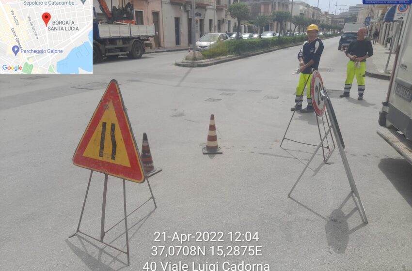 Siracusa. Perdita “occulta” nella rete idrica, via alle riparazioni in Borgata