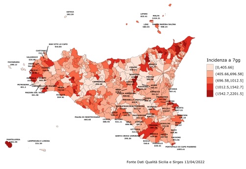  Covid, analisi settimanale: contagi in calo in Sicilia, più lentamente in provincia di Siracusa