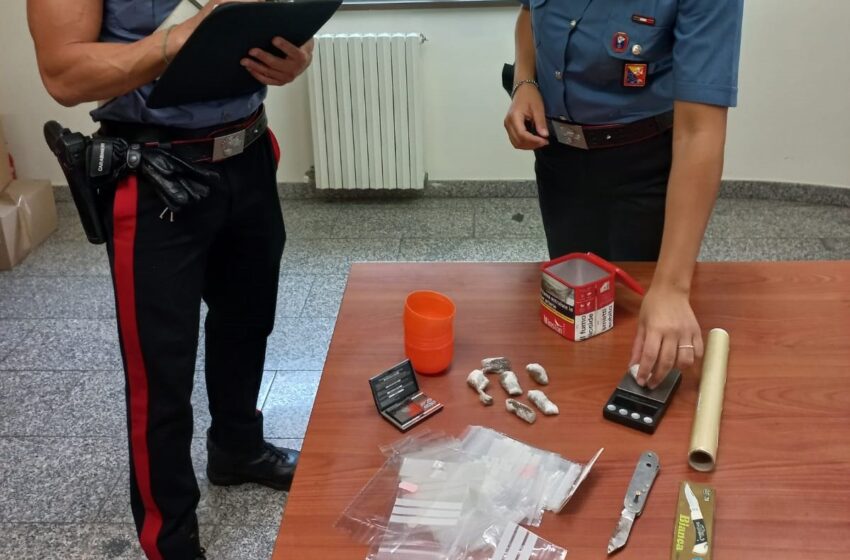  Droga nascosta in bagno: 19enne arrestato dai carabinieri