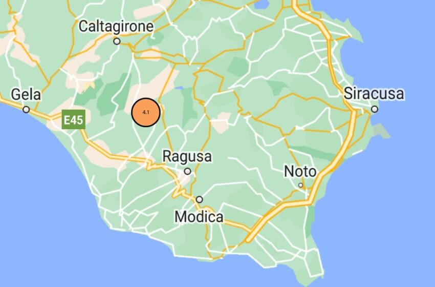 Terremoto a Mazzarrone (Ct), scossa avvertita anche in diversi centri del siracusano