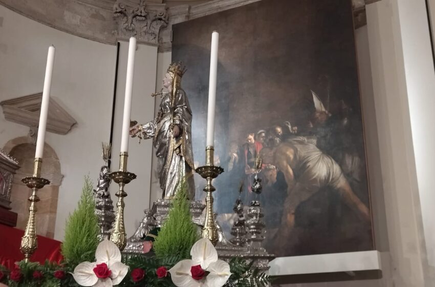 Il simulacro e il Caravaggio alla Borgata: dopo anni insieme in basilica extra moenia