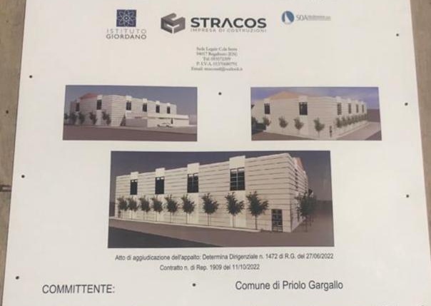  Priolo, al via i lavori per la costruzione della palestra del plesso Di Mauro