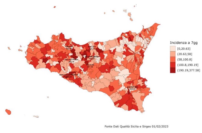  Covid, report settimanale:  in Sicilia netto calo dei contagi. In provincia di Siracusa -34,94%