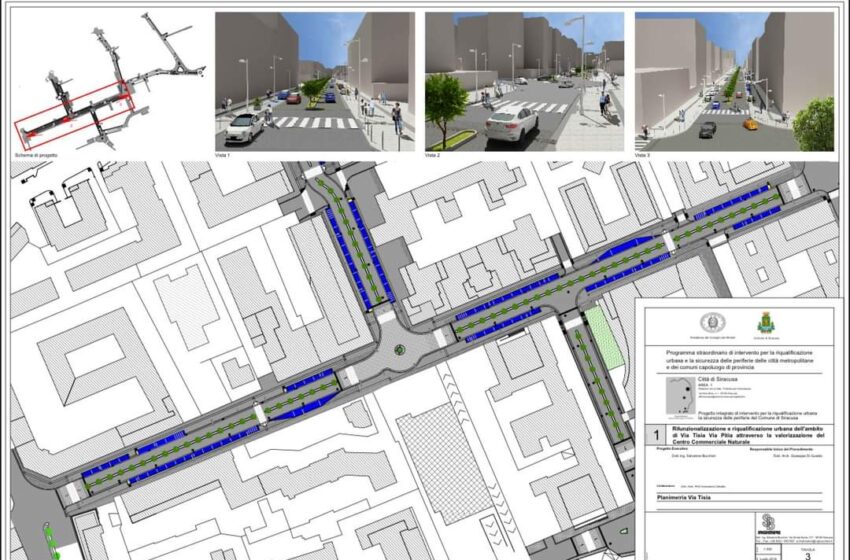  Spartitraffico in via Tisia, la realizzazione che spaventa i commercianti: vertice in Comune