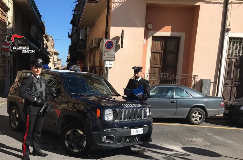  Ubriaco aggredisce il padre ed i Carabinieri, arrestato 40enne nel siracusano