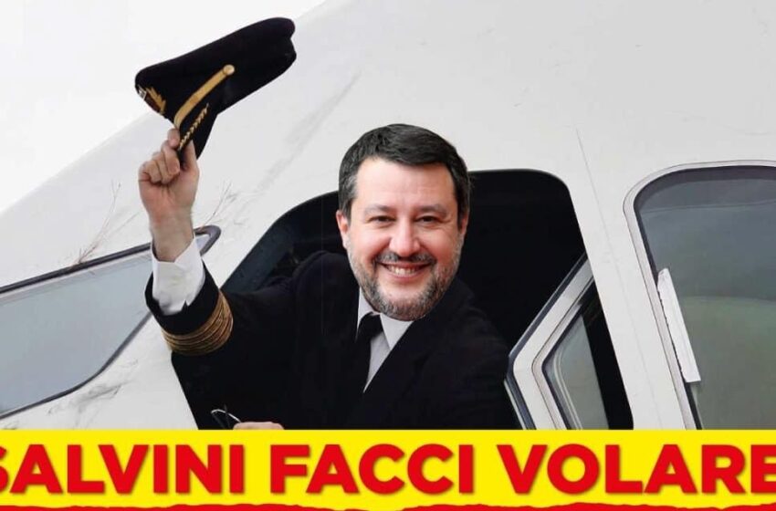  "Salvini facci volare", corteo a Catania contro il caro-voli con tanto di trolley