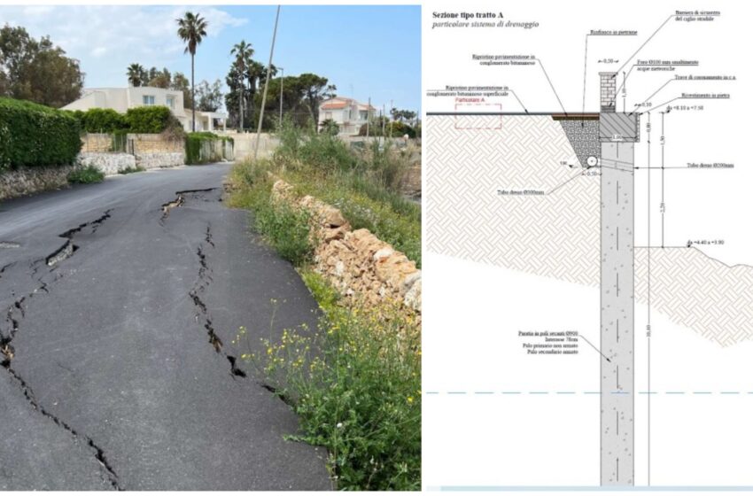  Una strada a metà: si riasfalta un tratto di Lido Sacramento, ancora chiuso l’altro