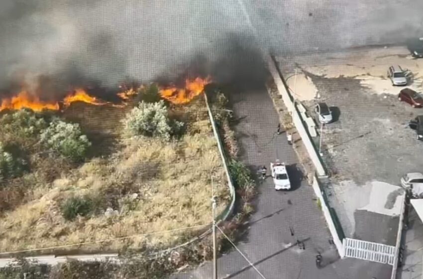 Nei giorni di fuoco, a Melilli intervento coordinati da due droni con termocamera