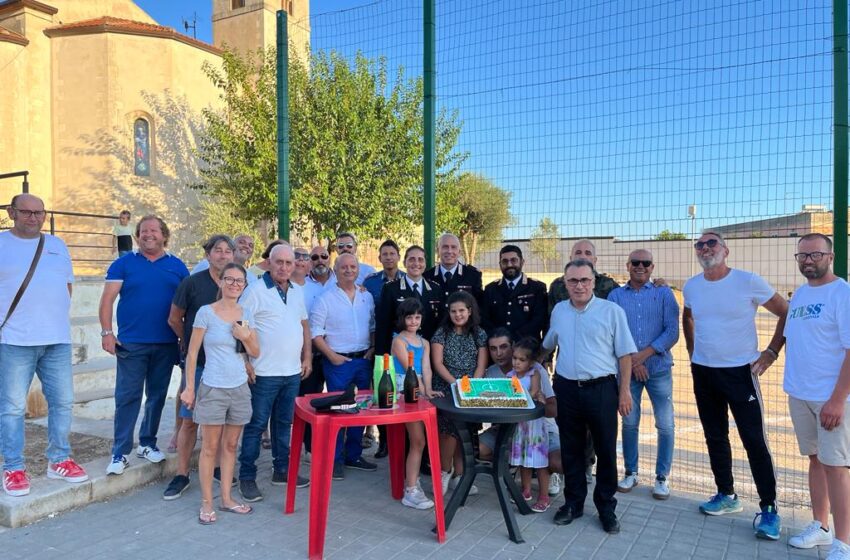  Un campo di calcetto per Testa dell’Acqua, festa grande per l’avvenuta riqualificazione