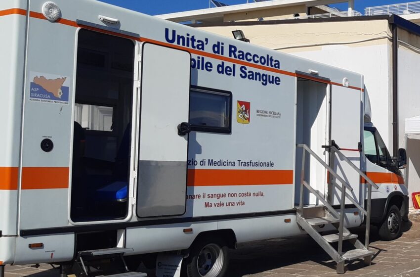  Servizio Trasfusionale, ok della Regione alle strutture e all’unità mobile