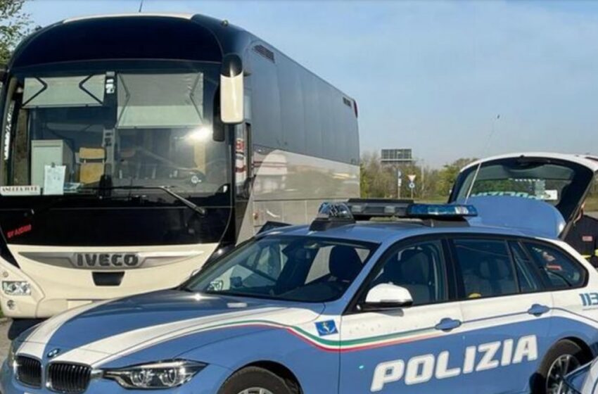  Grande viabilità, intensificati i controlli su bus e mezzi pesanti