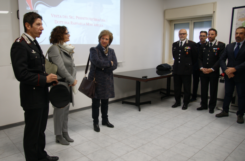  Il prefetto Raffaella Moscarella in visita al Comando provinciale dei Carabinieri