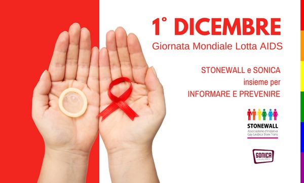 Giornata Internazionale per la lotta all’Aids, iniziativa di Stonewall. “Ma servono servizi e fondi”