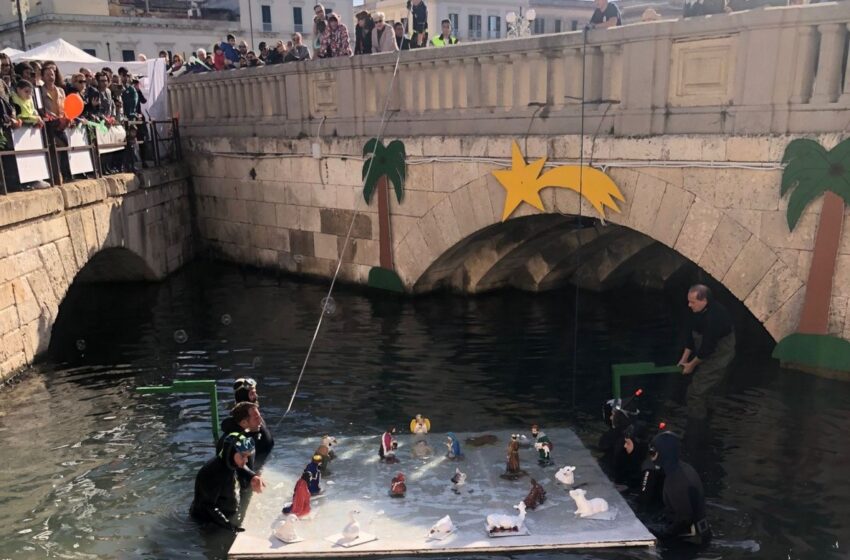  Si rinnova la tradizione del presepe sommerso al Ponte Umbertino
