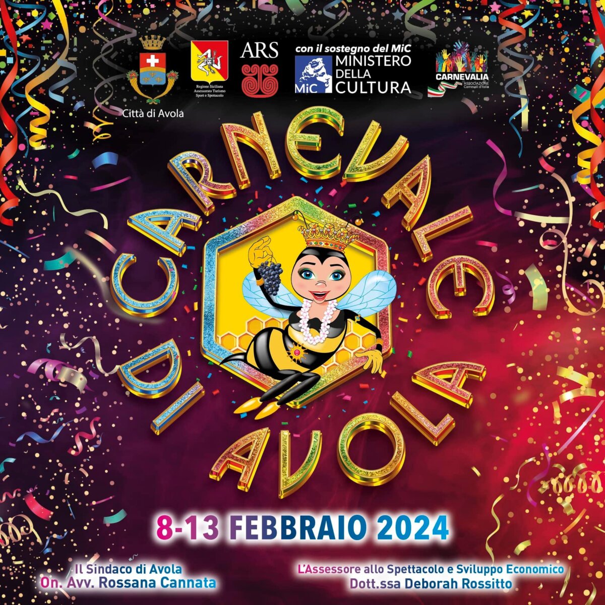 Carnevale Storico di Avola, torna la festa più colorata Gran finale