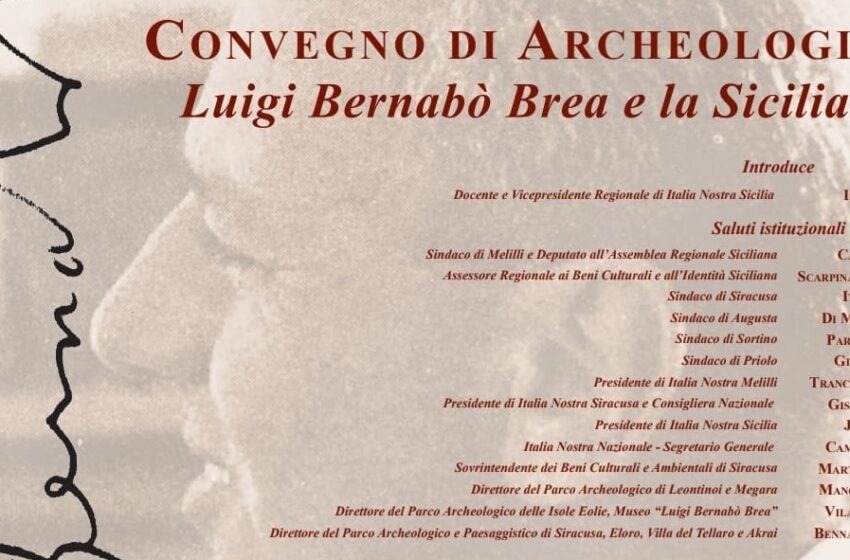  Convegno Internazionale di Archeologia dedicato a Luigi Bernabò Brea. Carta “Importante legame”