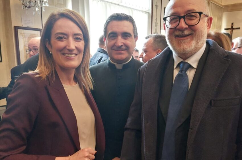  Palazzolo e Malta “unite” da San Paolo, il sindaco Gallo incontra la presidente Metsola
