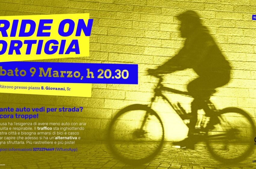 Una serata all’insegna della sostenibilità, Legambiente Siracusa con Critical Mass e Federciclismo
