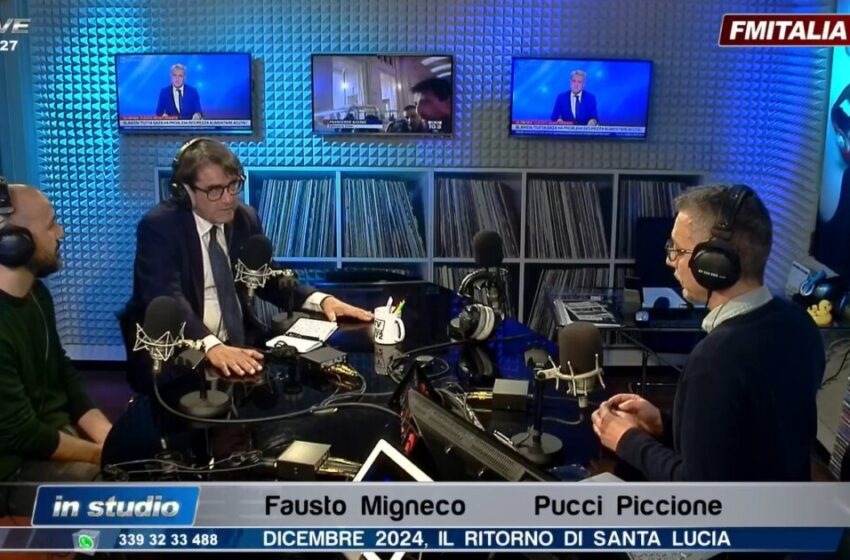  Il corpo di Santa Lucia a Siracusa, Pucci Piccione e Fausto Migneco su FMITALIA “Un evento religioso”