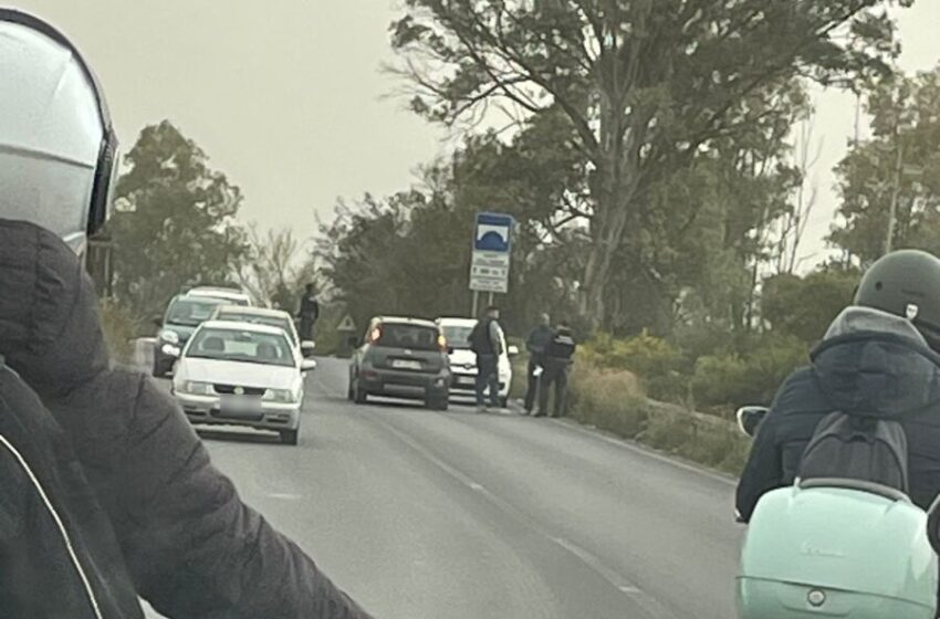  Incidente autonomo in direzione Cassibile, traffico fortemente rallentato