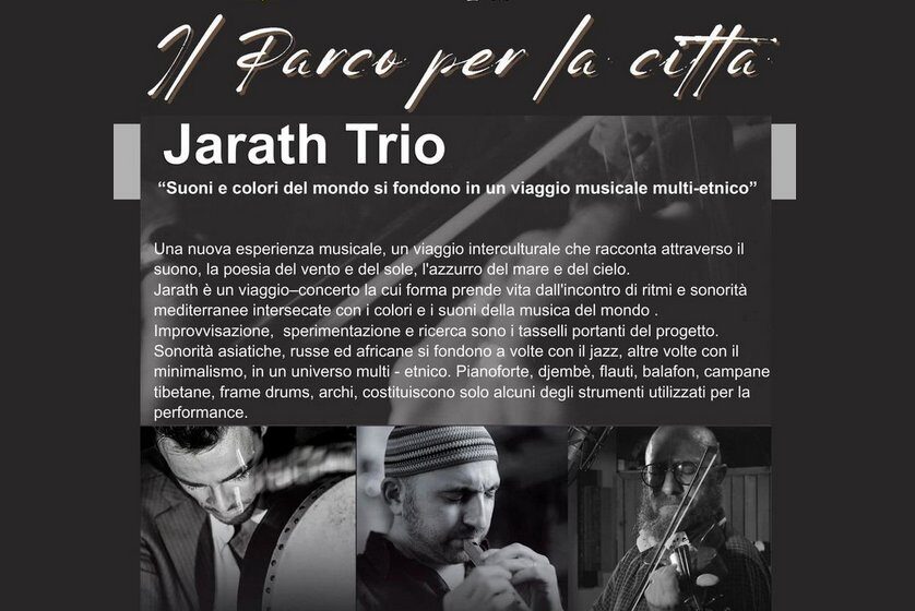  “Il parco per la città”, al Museo Archeologico Paolo Orsi il concerto del Jarath Trio