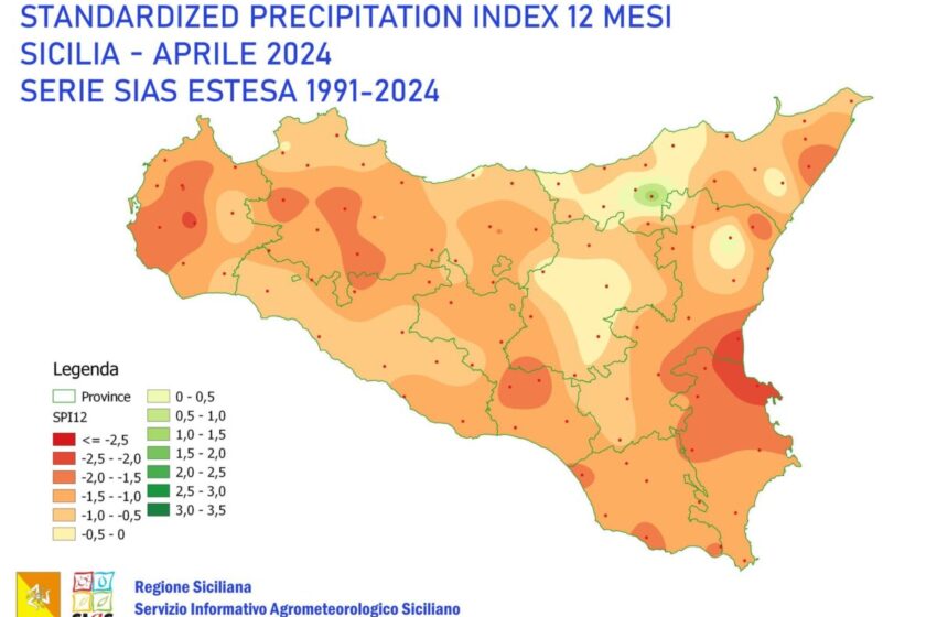  Siccità, deliberato lo stato di emergenza nazionale per la Sicilia