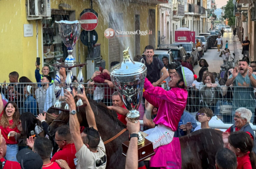 Applausi per l’Ascensione 2024 a Floridia: Arrajulida vince il Palio per il secondo anno consecutivo