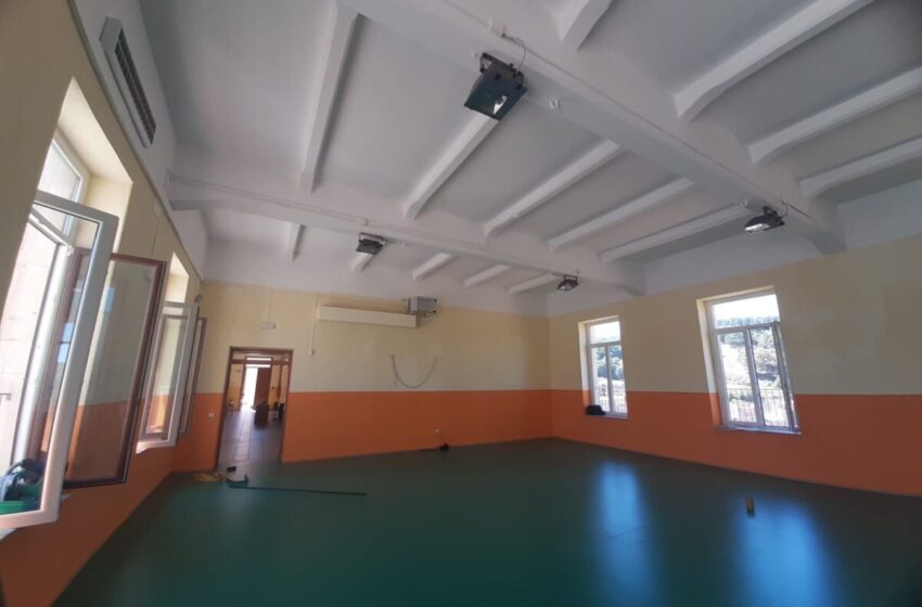 Verso la conclusione i lavori di adeguamento della palestra scolastica “Badia” di Buccheri